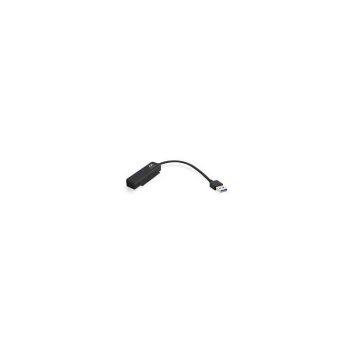 Ewent Adaptador USB 3.1 Gen1 a SATA EW7017 para HDD/SSD 2.5", Alta Velocidad, UASP, Compatible con USB 3.0/2.0/1.1