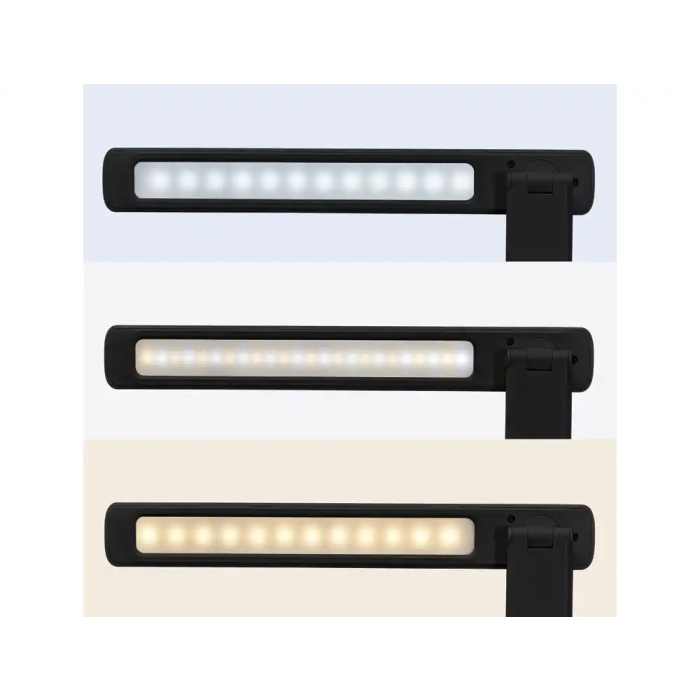 Maul Lámpara Escritorio LED 2,7W 325lm Luz Ajustable Panel Táctil Brazo Giratorio Negra 2