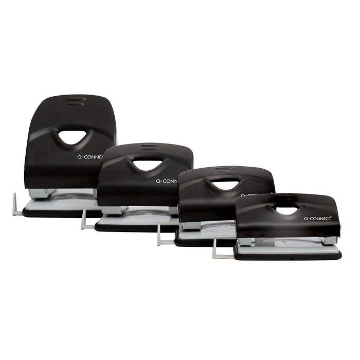 Taladrador Q-Connect Kf14221 2 Taladros Color Negro Abertura 3,5 mm Capacidad 40 Hojas 4 Taladrador Q-Connect Kf14221 2 Taladros Color Negro Abertura 3,5 mm Capacidad 40 Hojas 4