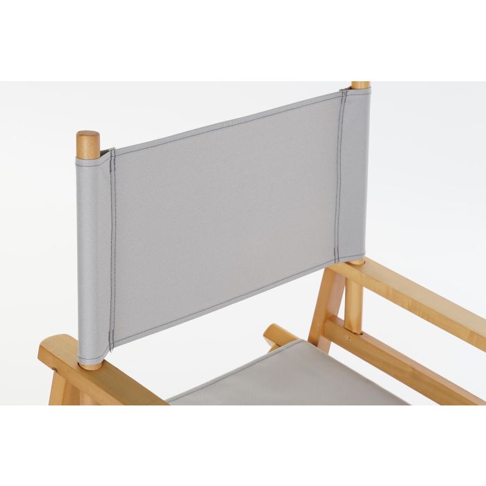 DKD Home Decor Silla Terraza Y Jardin Gris Natural 48 x 87 x 56 cm 2