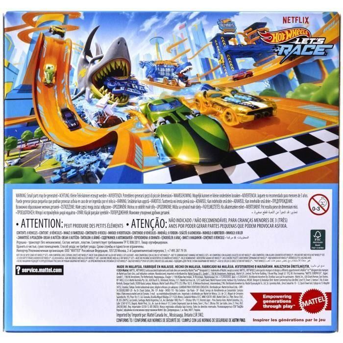 Hot Wheels - Set de 5 vehículos Let's Race - Escala 1/64 - Hot Wheels - JGK18 3 Hot Wheels - Set de 5 vehículos Let's Race - Escala 1/64 - Hot Wheels - JGK18 3