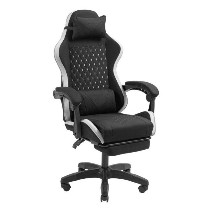Mars Gaming Silla Gaming Ergonómica MGC-X, Racing, Negra y Blanca, Reclinable 135°, Reposabrazos Ajustables, Reposapiés Extensible, Soporte Lumbar y Cervical Mars Gaming Silla Gaming Ergonómica MGC-X, Racing, Negra y Blanca, Reclinable 135°, Reposabrazos Ajustables, Reposapiés Extensible, Soporte Lumbar y Cervical