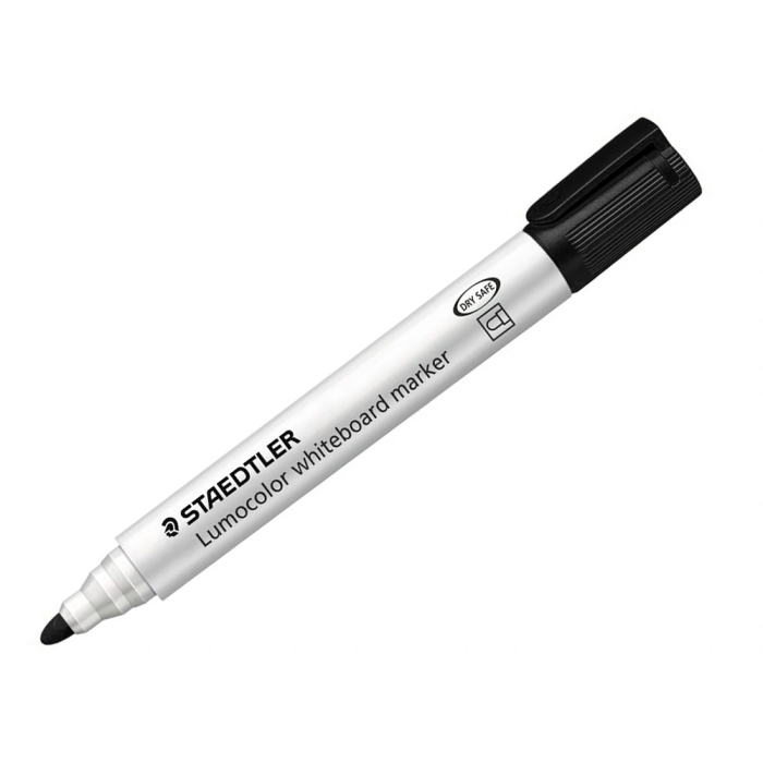 Staedtler Lumocolor 351-9 Rotulador Pizarra-Blanca Punta Redonda Negro (Set de 10) (Set de 10) 1
