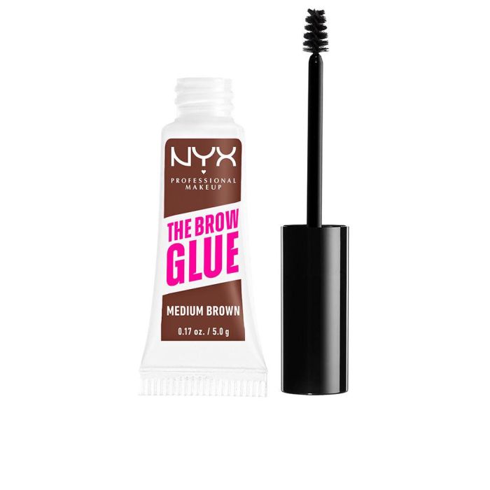 Nyx Professional Make Up The Brow Glue Gel Cejas #Medium Brown 5 gr Nyx Professional Make Up The Brow Glue Gel Cejas #Medium Brown 5 gr