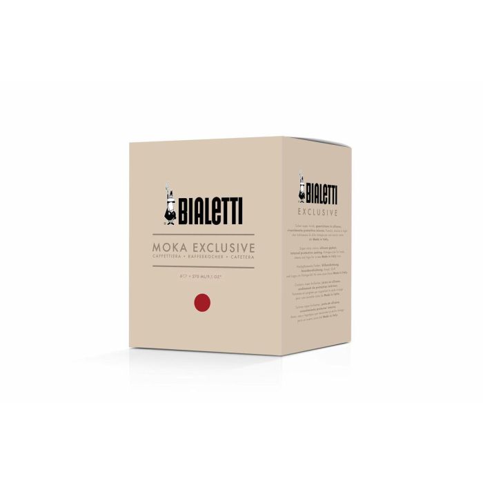 Cafetera Italiana Bialetti MOKA EXCLUSIVE Rojo Aluminio 6 Tazas 4