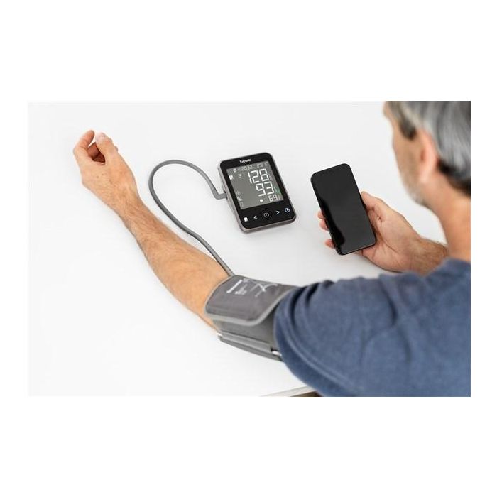 Beurer Tensiómetro de Brazo Bluetooth con Ajuste Individual de Presión y Pantalla XL 5 Beurer Tensiómetro de Brazo Bluetooth con Ajuste Individual de Presión y Pantalla XL 5