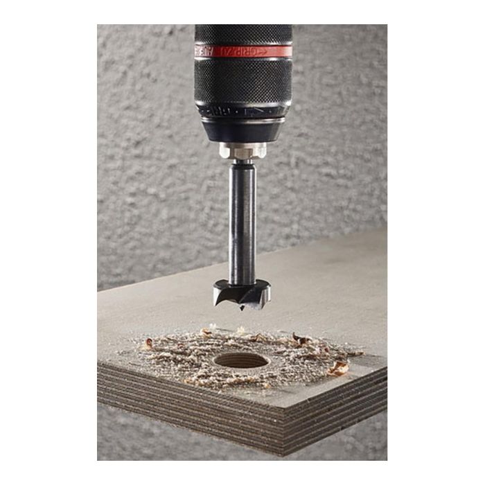 Wolfcraft Fresa de embutir cilíndrica Ø35,00 mm x 53 mm Longitud Total 2