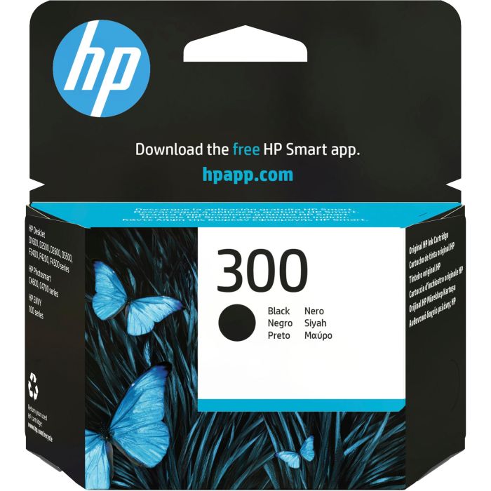 Cartucho Inkjet Hp Cc640Ee Nº300 Deskjet Serie D1600/D2560 Serie D5500 Serie F2400/F2480/F4280/F4210/F4272/F4500 Negro 200 Pág. (Reemplaza Al Modelo Hp 703 Y Hp 901)