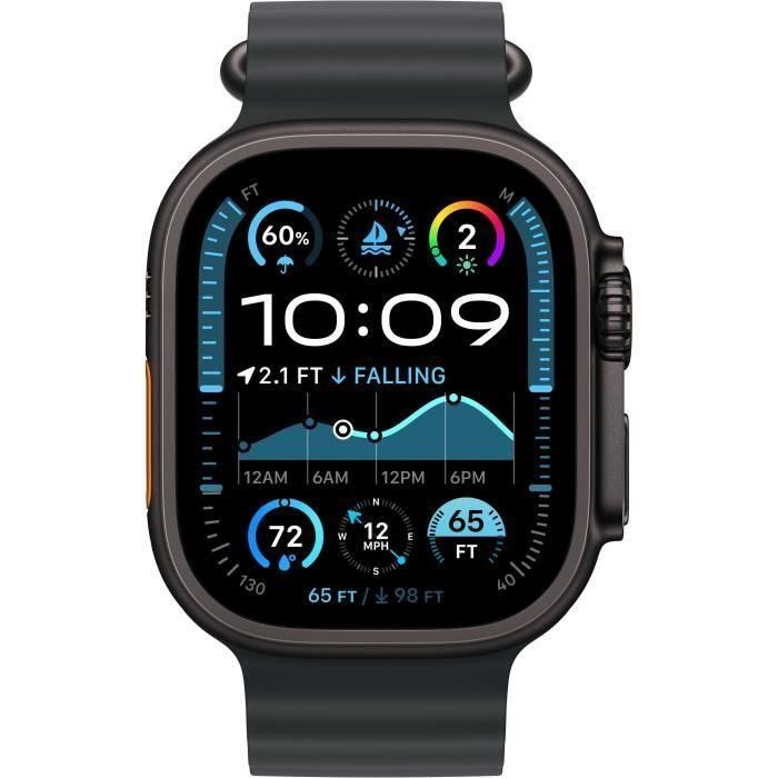 Apple Watch Ultra 2 GPS + Cellular - 49 mm - Caja de titanio negra - Correa negra tipo océano 1 Apple Watch Ultra 2 GPS + Cellular - 49 mm - Caja de titanio negra - Correa negra tipo océano 1