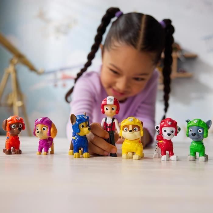 SPIN MASTER MULTIPACK DE 7 FIGURAS DE RESCATE AÉREO PAW Patrol 2 SPIN MASTER MULTIPACK DE 7 FIGURAS DE RESCATE AÉREO PAW Patrol 2