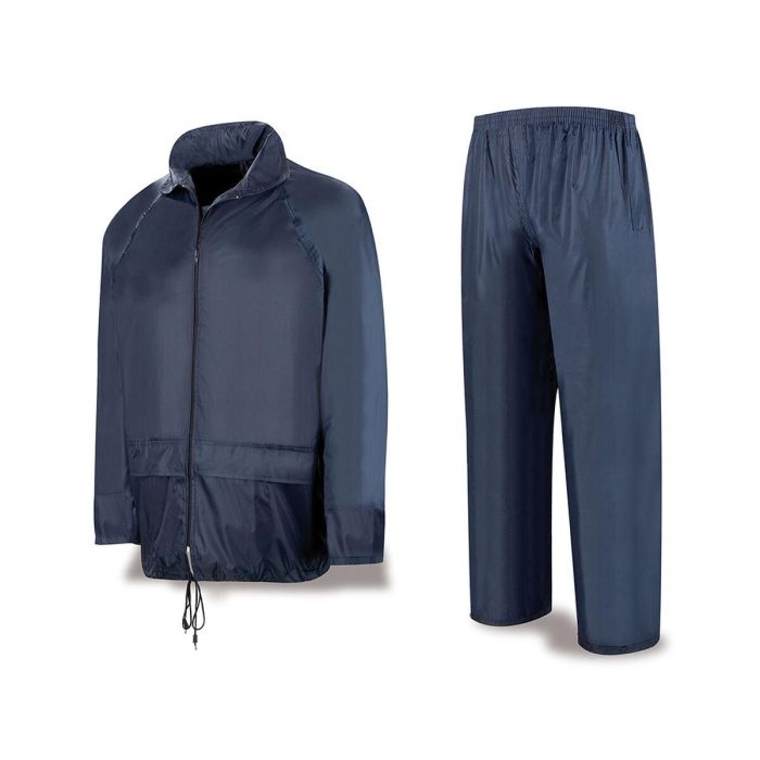 Conjunto de Ropa Meteo Azul marino Poliéster Impermeable