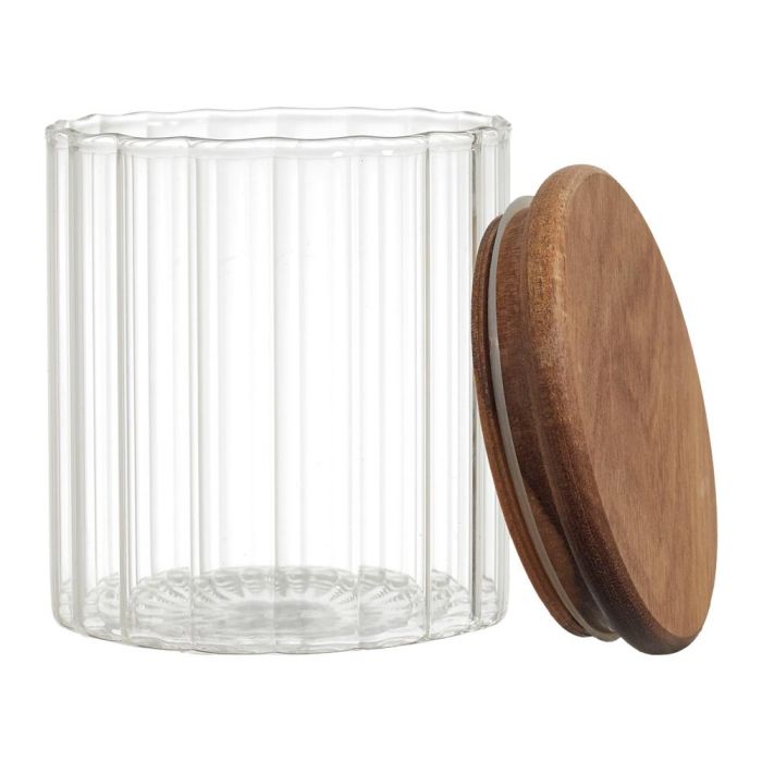 Bote Con Tapa Acacia 500 Ml Home Deco Factory 2