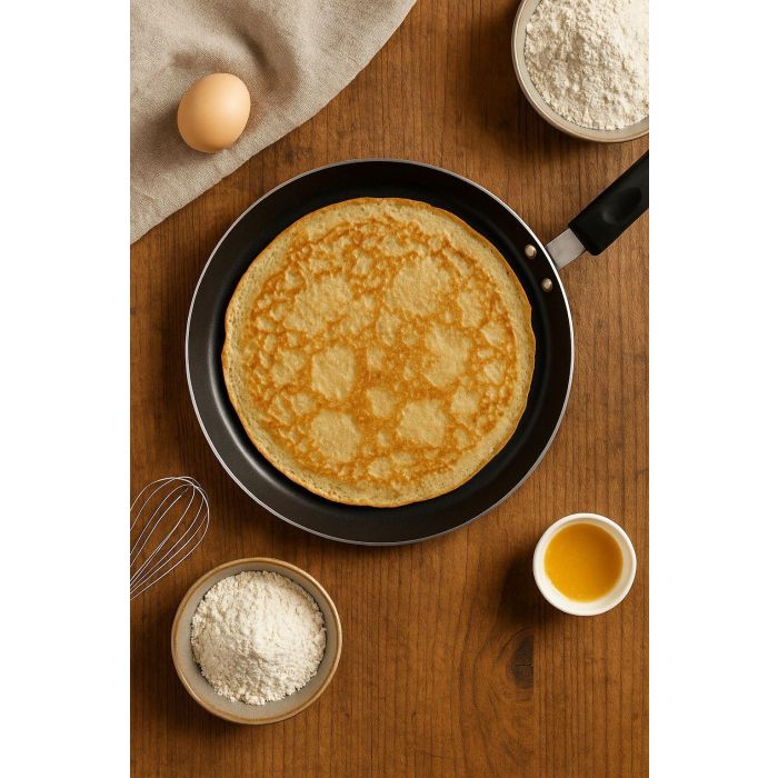 Sartén para crepes - CÓMODA Y MODERNA - IMPRESCINDIBLE - Aluminio - Ø24 cm - Apta para todo tipo de cocinas, incluida la de inducción 2 Sartén para crepes - CÓMODA Y MODERNA - IMPRESCINDIBLE - Aluminio - Ø24 cm - Apta para todo tipo de cocinas, incluida la de inducción 2