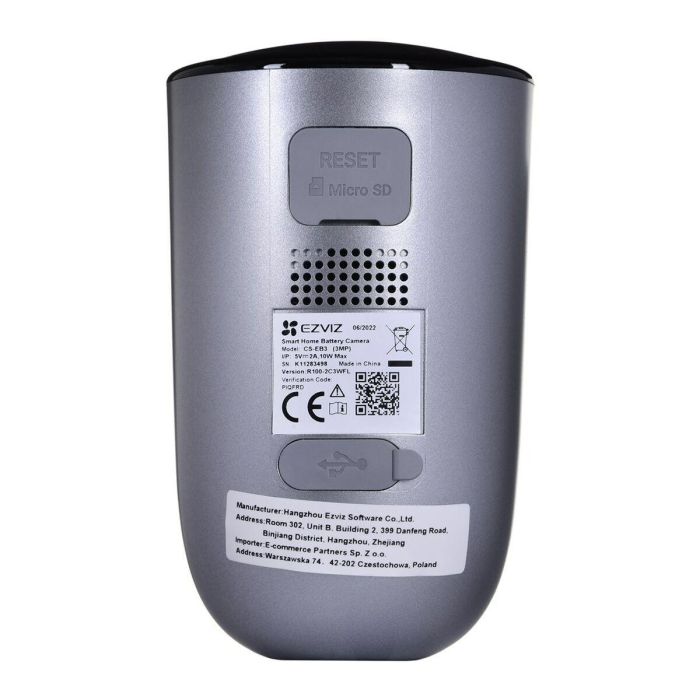 Videocámara de Vigilancia Ezviz EB3 TYPE C 5 Videocámara de Vigilancia Ezviz EB3 TYPE C 5