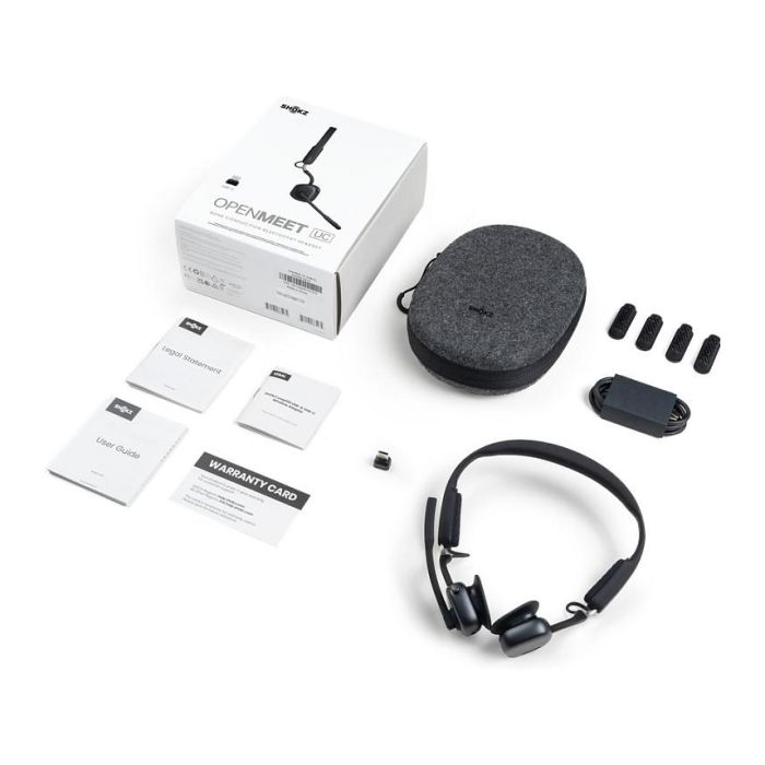 Shokz Openmeet Auriculares Bluetooth Conducción Ósea USB-C Dongle para Oficina y Llamadas Negro 6 Shokz Openmeet Auriculares Bluetooth Conducción Ósea USB-C Dongle para Oficina y Llamadas Negro 6