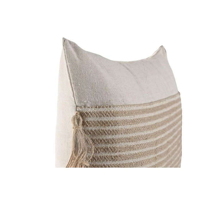 Cojin Boho DKD Home Decor Natural 50 x 30 cm (2 Unidades) 1 Cojin Boho DKD Home Decor Natural 50 x 30 cm (2 Unidades) 1