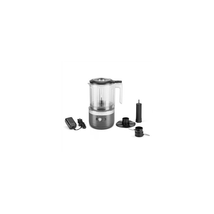 Picadora De Alimentos Inalámbrica Gris Marengo KITCHENAID 5KFCB519 EDG