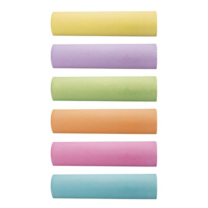 Caja con 6 tizas de colores maxi milan 1 Caja con 6 tizas de colores maxi milan 1