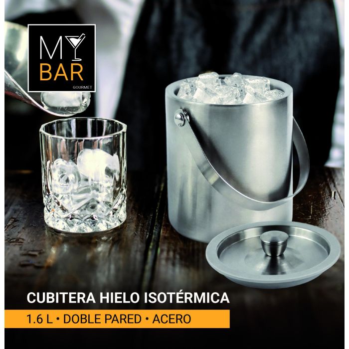 Cubitera Isotérmica My Bar 1.6L - Inde (6 Unidades) 1 Cubitera Isotérmica My Bar 1.6L - Inde (6 Unidades) 1