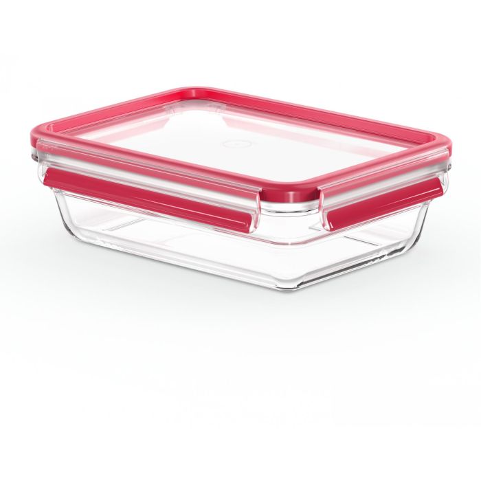 Emsa N10409 Clip & Close Glas Frischhaltedose 1.1 L Transparent/Rot 0 Emsa N10409 Clip & Close Glas Frischhaltedose 1.1 L Transparent/Rot 0