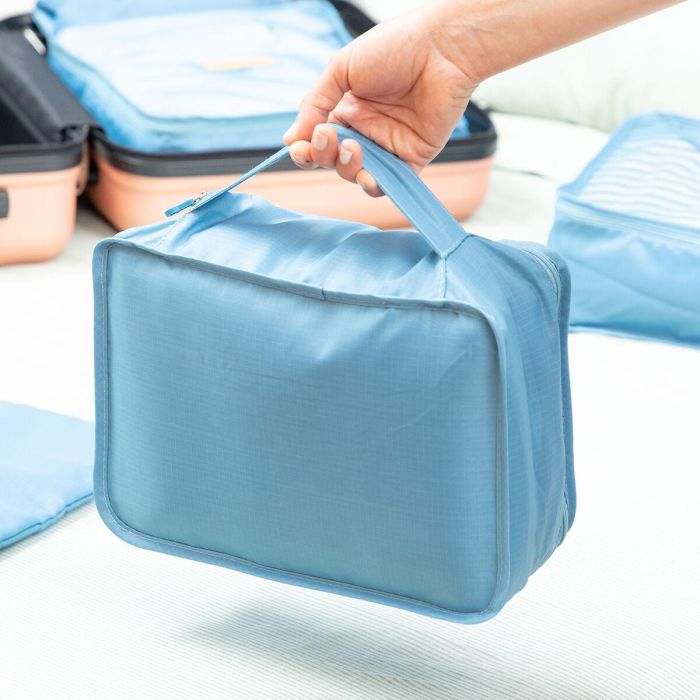 Set de Bolsas Organizadoras para Maletas Luggan InnovaGoods 6 Piezas 6 Set de Bolsas Organizadoras para Maletas Luggan InnovaGoods 6 Piezas 6