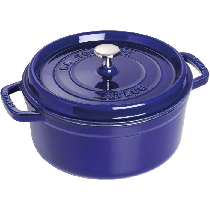 Staub La Cocotte 26cm rund dunkelblau. Gusseisen 0 Staub La Cocotte 26cm rund dunkelblau. Gusseisen 0