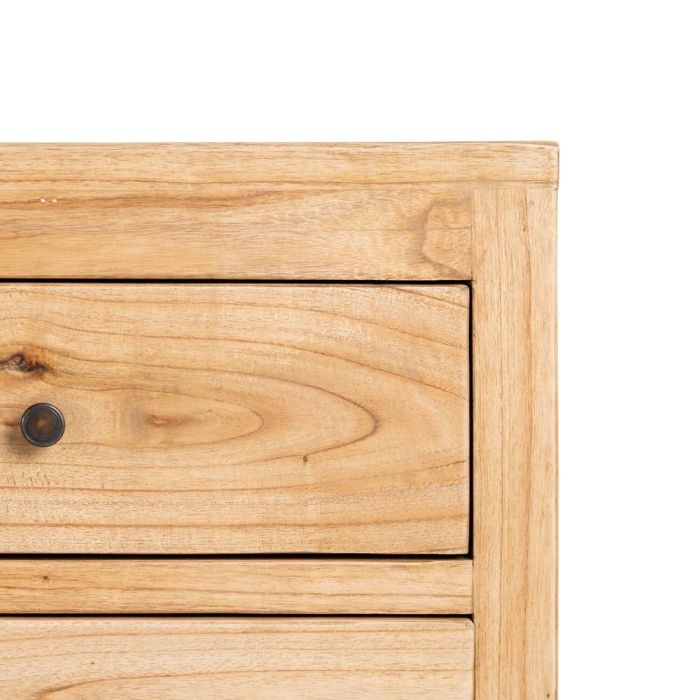 Mueble Tv Natural Madera Mindi Salón 150 X 40 X 55 cm