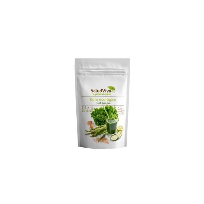 SALUD VIVA Col Rizada en Polvo Eco 200g - Alto Contenido Fibra y Proteínas, Sin Gluten, Vegano