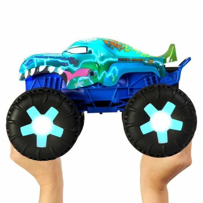 Hot Wheels Monster Trucks-Mega-Wrex-Vehículo de control remoto a escala 1/15 JBD90 3