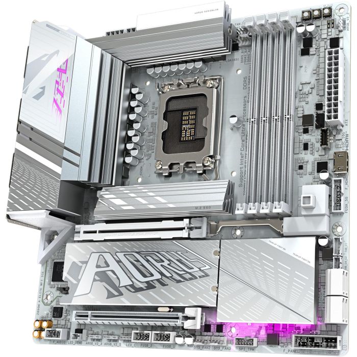 Gigabyte PLACA Z890M A ELITE WF7 ICE, Intel LGA 1851, DDR5, WiFi 7, Micro-ATX - 9MZ89ML7E-00-10 3 Gigabyte PLACA Z890M A ELITE WF7 ICE, Intel LGA 1851, DDR5, WiFi 7, Micro-ATX - 9MZ89ML7E-00-10 3