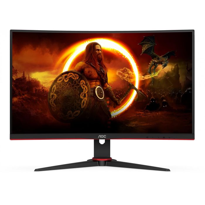 Aoc Monitor Led 23.6 Pulgadas C24 gr2Ae Full HD, Curvo, 165Hz, FreeSync, 1ms, VA, Negro/Rojo 5 Aoc Monitor Led 23.6 Pulgadas C24 gr2Ae Full HD, Curvo, 165Hz, FreeSync, 1ms, VA, Negro/Rojo 5