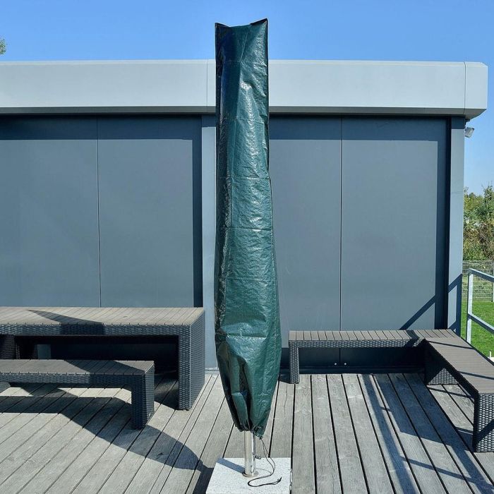 Altadex Funda protectora de sombrilla Ø27-42x202cm, polietileno 100g/m², impermeable y transpirable, UV 1 Altadex Funda protectora de sombrilla Ø27-42x202cm, polietileno 100g/m², impermeable y transpirable, UV 1