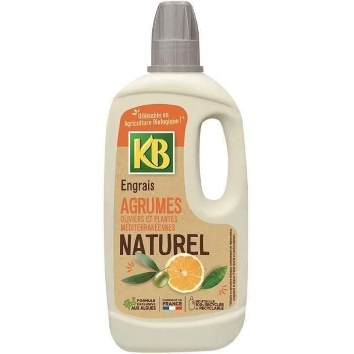 KB Abono Líquido Natural con Algas Marinas para Cítricos, Olivos y Plantas Mediterráneas, Floración y Cosechas Abundantes, Ecológico 1L KB Abono Líquido Natural con Algas Marinas para Cítricos, Olivos y Plantas Mediterráneas, Floración y Cosechas Abundantes, Ecológico 1L