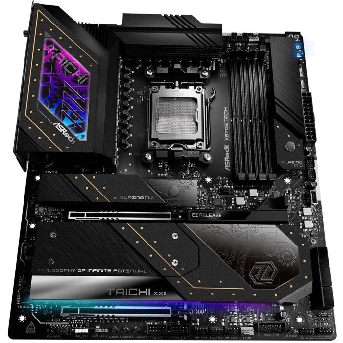 ASRock X870E Taichi AM5 ATX HDMI/USB-C DDR5 Placa Base para AMD Ryzen 7000/8000/9000, Wi-Fi 7, 2.5G/5G Ethernet 7 ASRock X870E Taichi AM5 ATX HDMI/USB-C DDR5 Placa Base para AMD Ryzen 7000/8000/9000, Wi-Fi 7, 2.5G/5G Ethernet 7