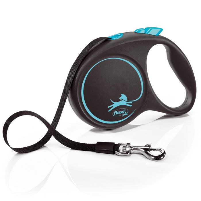 Correa Flexi Black Design L Cinta 5M Azul Correa Flexi Black Design L Cinta 5M Azul