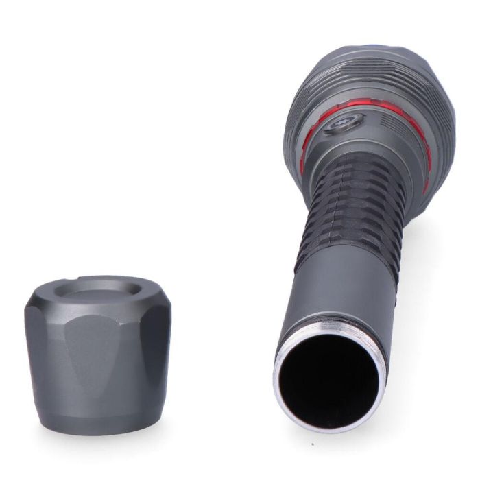 Edm Linterna LED de Largo Alcance 18000 lm 180w Hasta 20h Autonomía IP67 Aluminio Power Bank 10