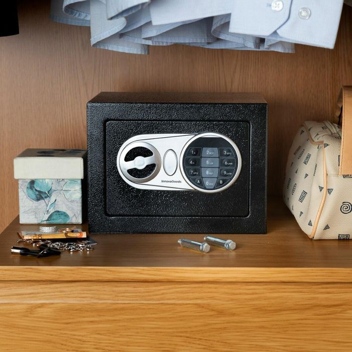 Safeck Caja Fuerte con Cerradura Electrónica Inno 17.9 cm Ancho x 17.1 cm Alto x 23.1 cm Largo (3 Unidades) 6