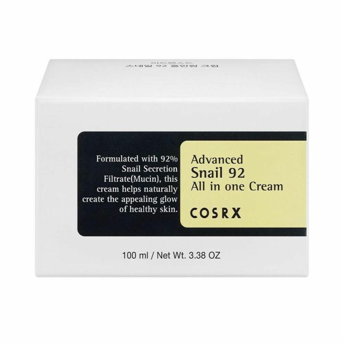 Cosrx ADVANCED SNAIL 92 Crema facial con mucina de caracol antiedad y antiarrugas para todo tipo de piel 100 ml