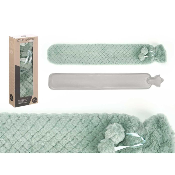 Bolsa Agua Larga 2L Funda Pelo Verde Giftdecor 14X75CM (6 Unidades) Bolsa Agua Larga 2L Funda Pelo Verde Giftdecor 14X75CM (6 Unidades)