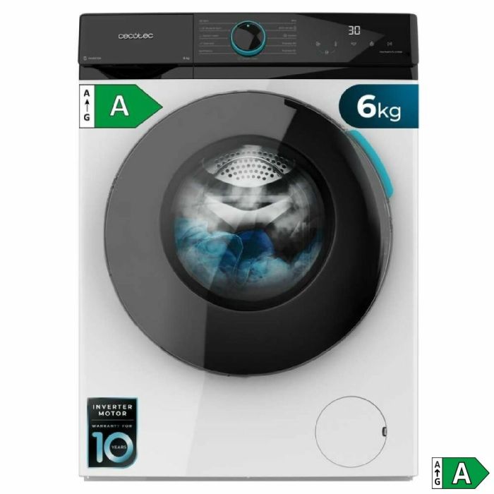 Lavadora Cecotec Bolero DressCode 6160 Inverter 1200 rpm 6 Kg 1