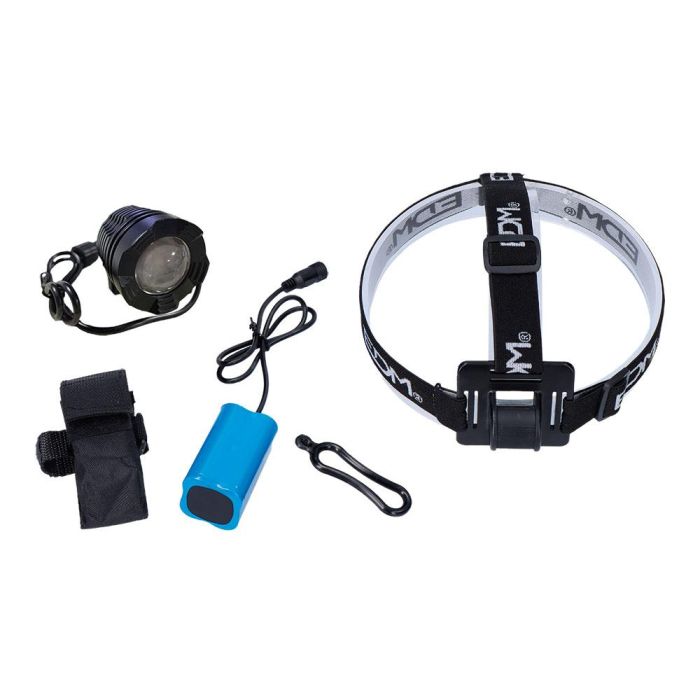 Edm Foco LED Recargable para Bicicleta, 180lm/50lm/Flash, Ajustable, IP54, Incluye Cargador y Baterías 3 Edm Foco LED Recargable para Bicicleta, 180lm/50lm/Flash, Ajustable, IP54, Incluye Cargador y Baterías 3