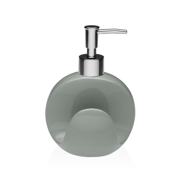 Dispensador Bombon Con Estropajero Gris Versa 10X17CM (2 Unidades) Dispensador Bombon Con Estropajero Gris Versa 10X17CM (2 Unidades)