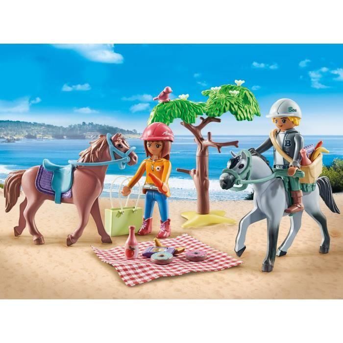 PLAYMOBIL 71470 Amélia y Ben con caballos 1