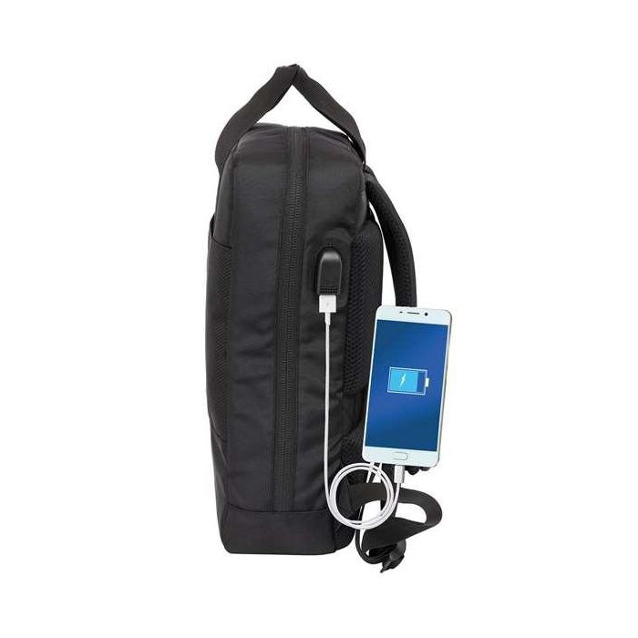 Safta Mochila para Portátil 13,3''+USB Real Madrid Premium 29x39x11 cm 2