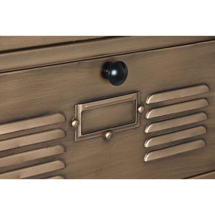 Cajonera Home ESPRIT Dorado Metal Loft 40 x 34 x 139 cm 5 Cajonera Home ESPRIT Dorado Metal Loft 40 x 34 x 139 cm 5