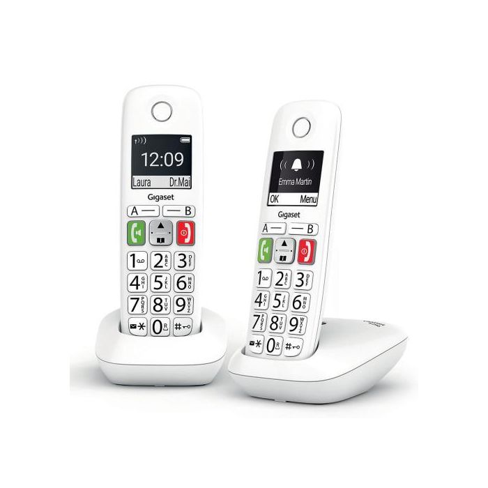 Telefono Fijo Inalambrico Gigaset E290 Blanco 4 Telefono Fijo Inalambrico Gigaset E290 Blanco 4