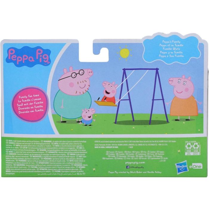 Hasbro Set 4 Figuras Peppa Pig y Familia - Mamá Pig, Papá Pig y George 2 Hasbro Set 4 Figuras Peppa Pig y Familia - Mamá Pig, Papá Pig y George 2