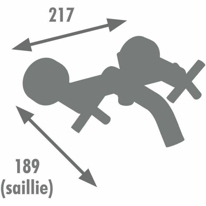 Edouard Rousseau EDO3047404061678 Mezclador de Baño y Ducha Nanka Negro 1 Edouard Rousseau EDO3047404061678 Mezclador de Baño y Ducha Nanka Negro 1