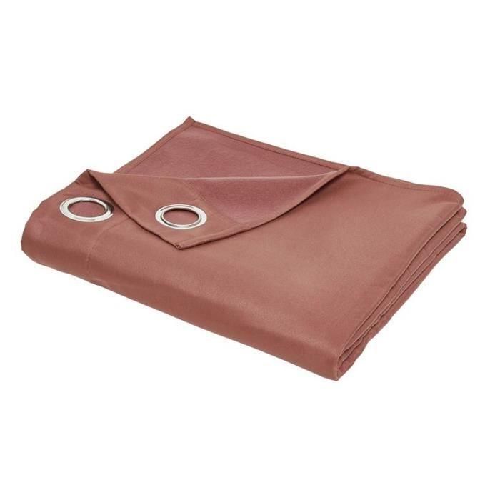 Cortina aislante térmica TODAY Essential Uni - 140 x 240 cm - Terracota 1 Cortina aislante térmica TODAY Essential Uni - 140 x 240 cm - Terracota 1
