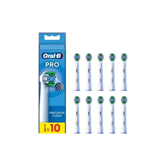 Braun Oral-B EB20RX/10 Cabezal Recambio Precision Clean para Cepillo Eléctrico | Pack 10 Unidades | Filamentos en X para Limpieza Profunda Braun Oral-B EB20RX/10 Cabezal Recambio Precision Clean para Cepillo Eléctrico | Pack 10 Unidades | Filamentos en X para Limpieza Profunda